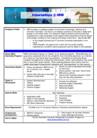 ACSF IBM Internship Handout 2007.pdf